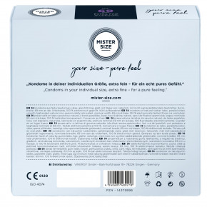 Mister Size - pure feel - 69 (36 condoms),  0,05  4