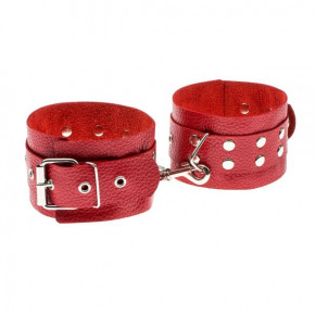  sLash Leather Restraints Leg Cuffs 