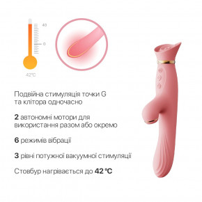 ³       Zalo - ROSE Vibrator Strawberry Pink 8