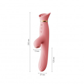 ³       Zalo - ROSE Vibrator Strawberry Pink 10