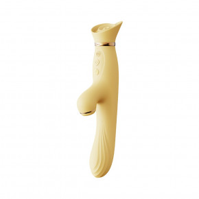 ³       Zalo - ROSE Vibrator Lemon Yellow - Kupidon.toys