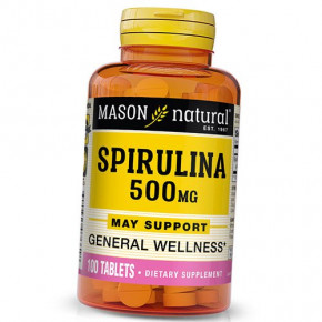  Mason Natural Spirulina 500 100 (71529012)