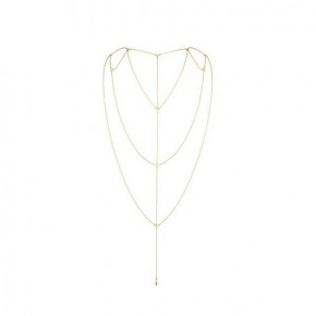      Bijoux Indiscrets Magnifique Back and Cleavage Chain - Gold