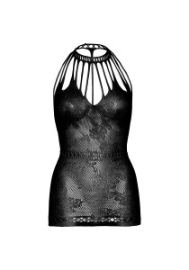  - Leg Avenue Lace mini dress with cut-outs Black one size 9