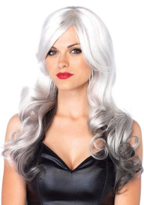  Leg Avenue Allure Multi Color Wig Grey/Black