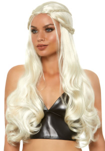    Leg Avenue Braided long wavy wig Blond, ,  81 