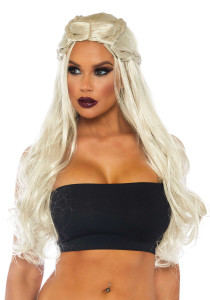    Leg Avenue Braided long wavy wig Blond, ,  81  3