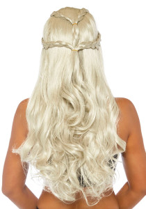    Leg Avenue Braided long wavy wig Blond, ,  81  4