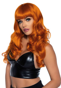   Leg Avenue Misfit Long Wavy Wig Ginger, ,  , 61 