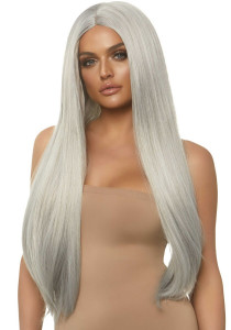  Leg Avenue 33? Long straight center part wig Grey