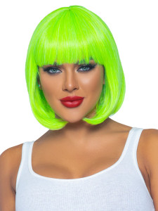  Leg Avenue 12? Neon short bob wig Neon Green