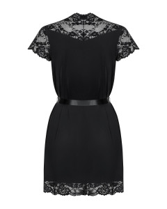      Obsessive 810-PEI1 peignoir black  S/M 7