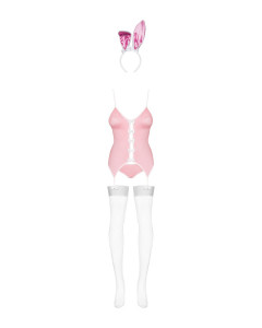    Obsessive Bunny suit 4 pcs costume pink L/XL 5