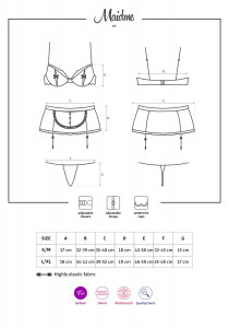    Obsessive Maidme set 5pcs - S/M 3