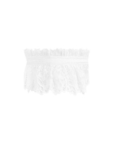   Obsessive Amor Blanco garter, white 4