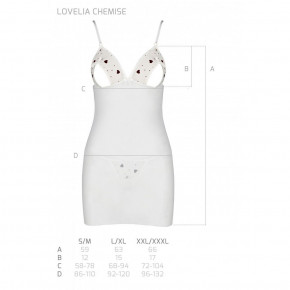      +  Passion LOVELIA CHEMISE white L/XL 3