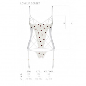   &;#039; +  Passion LOVELIA CORSET white L/XL 8