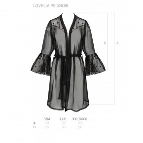   Passion LOVELIA PEIGNOIR black L/XL 8