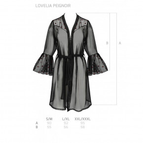   Passion LOVELIA PEIGNOIR black S/M 8