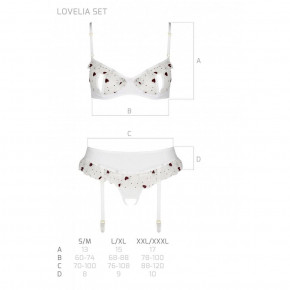       Passion LOVELIA SET white S/M 3