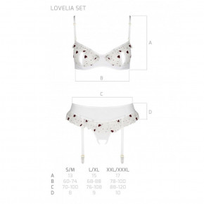       Passion LOVELIA SET white XXL/XXXL 3