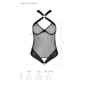 ѳ    Passion Amanda Body black L/XL 3