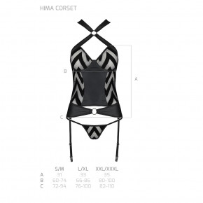 ѳ    Passion Hima Corset black L/XL 3