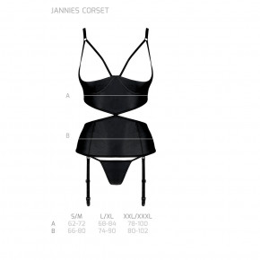     Passion JANNIES CORSET black S/M 6