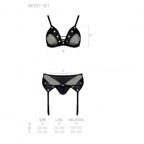   Passion NESSY SET black L/XL 6