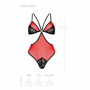     Passion PEONIA BODY red L/XL 6