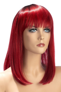  World Wigs ELVIRA MID-LENGTH TWO-TONE RED