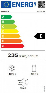  Gorenje RK62EW4 4