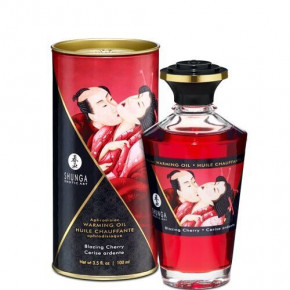   Shunga APHRODISIAC WARMING OIL - Blazing Cherry (100 )