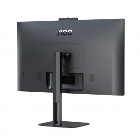   TFT 27 AOC Q27V5CW/BK,QHD, IPS,75, 1 , HDMI, DP, USB-C, USB-hub, HAS, Pivot, webcam, (Q27V5CW/BK) 7