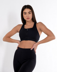  Nike W NK DF SWSH ZIP FRONT BRA XS (DD1205-010) 5