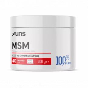     UNS Supplements MSM 200g Pure