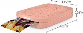   HP Sprocket Portable 5x8  Blush Pink 4