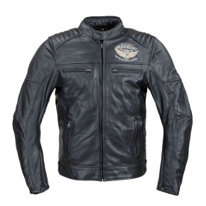     W-TEC Black Heart Wings Leather Jacket - /4XL (22846-4XL)