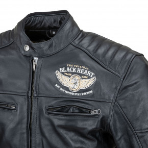     W-TEC Black Heart Wings Leather Jacket - / (22846-M) 11