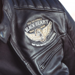     W-TEC Black Heart Wings Leather Jacket - / (22846-M) 16