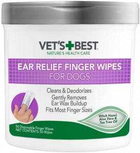        VET`S BEST Ear Relief Finger Wipes 50 (50 ) (0031658000005) (vb00000)