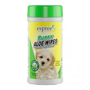     ESPREE Puppy Aloe Wipes 50 (0748406014220) (e01422)