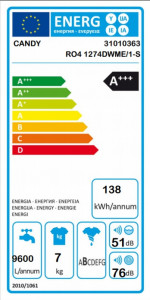   Candy RO41274DWME/1-S 4