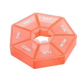  Semi 7Days Mini Pill Box  Orange