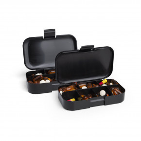  Smartshake Pillbox Organiser 2-pack Black 6