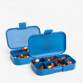  SmartShake Pill Box Organizer 2-Pack  Super Man 3