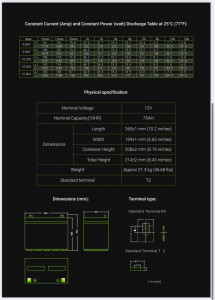    Green Cell AGM 12V/75 h 5