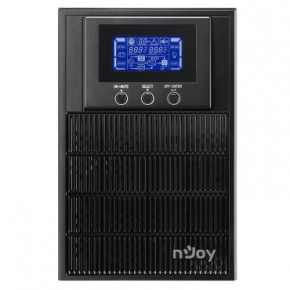  NJOY Aten Pro 1000 (PWUP-OL100AP-AZ01B), Online, 3 x Schuko, USB, LCD, 