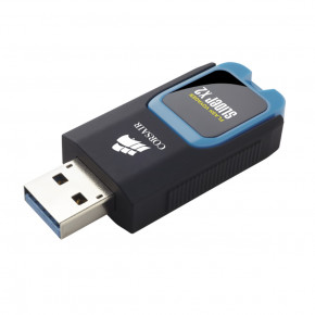  USB 3.0 128GB Corsair Flash Voyager Slider X2 Capless R200/W90MB/s Blue (CMFSL3X2A-128GB)