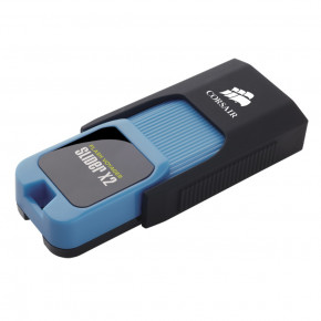  USB 3.0 128GB Corsair Flash Voyager Slider X2 Capless R200/W90MB/s Blue (CMFSL3X2A-128GB) 5